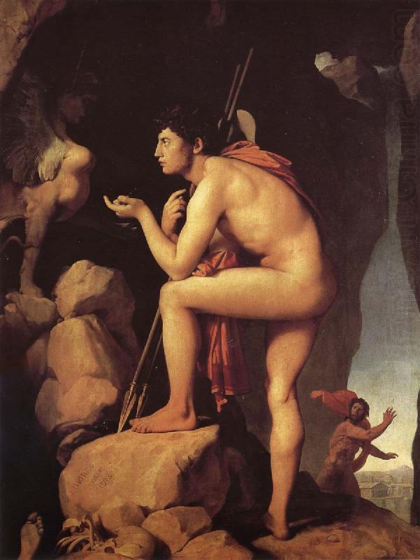 Jean-Auguste Dominique Ingres Yidipasi and Sifenkeci china oil painting image